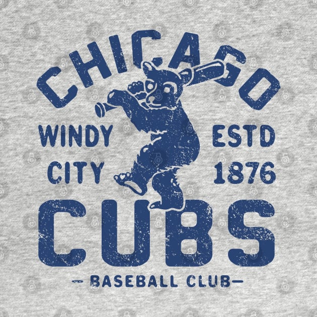 Chicago Cubs Retro 2 by Buck Tee by Buck Tee